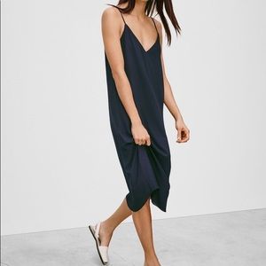 Aritzia babaton Templeton Slip Dress, Pure indigo (navy) size XS